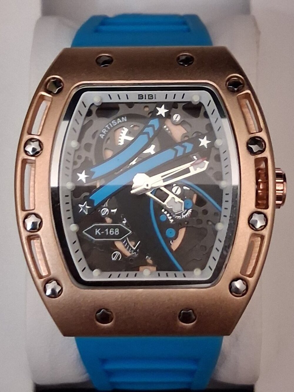 Bibi Luxury Skeleton Dial Watch